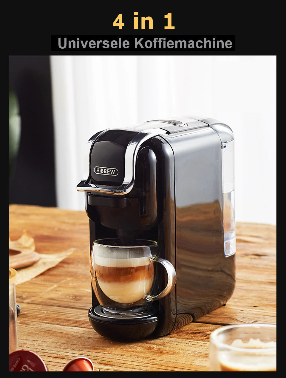 ヤ*ト様 HBE (brew Electronics) Germania HIBREW H2B CAMPING Multi Koffiebar (HOT & COLD) 5 in 1 VOOR MOBIEL